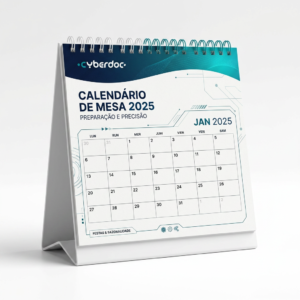 Calendário de Mesa com Base PVC