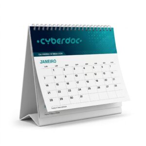 Calendário de Mesa com Base PVC20000