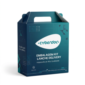 Embalagem Maleta Kit Lanche Delivery