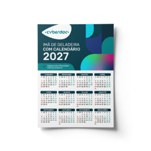 Imã de Geladeira com Calendário 2027
