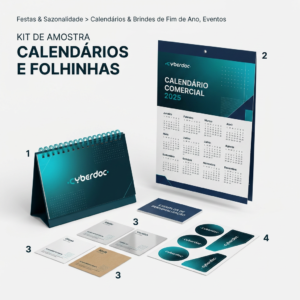 Kit de Amostra Calendários e Folhinhas
