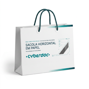 Sacola Horizontal em Papel