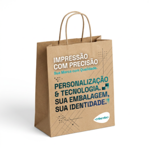 Sacola Kraft com Frases